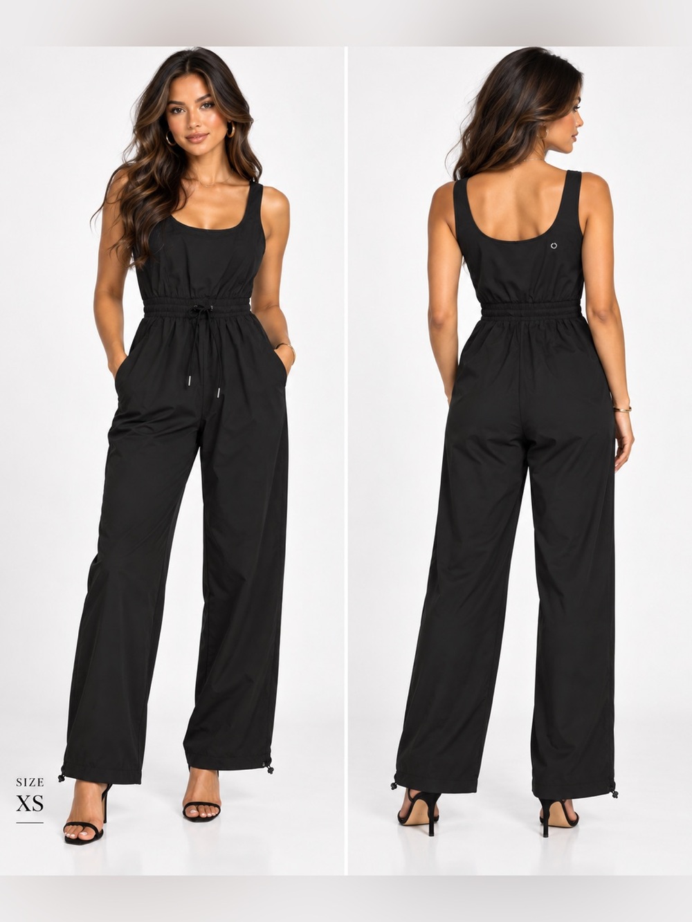 Abercrombie & Fitch Tank Jumpsuit with Drawstring Waist